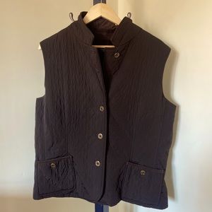 Talbots Brown Vest